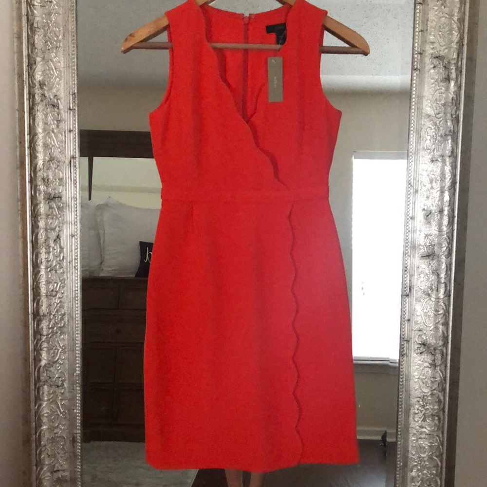 J. Crew Orange Dress